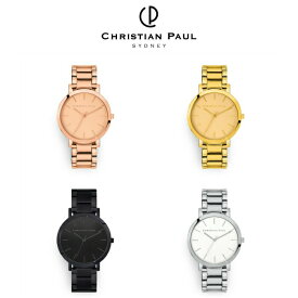 Christian Paul クリスチャンポール 43mm CAPITAL COLLECTION レディース メンズ ユニセックス 腕時計 ステンレススチールリンクバンド クオーツ ウォッチ プレゼント 贈り物 新生活 記念日 ギフト フォーマル カジュアル ペアウォッチ[時計]