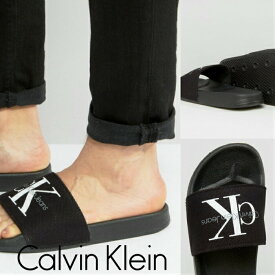 Calvin Klein カルバンクライン サンダル Viggo Logo Sliders ロゴ Black スライダーサンダル スポーツ シャワーサンダル ビーチサンダル コンフォート ジム 小さいサイズ 大きいサイズ ペアサンダル メンズ レディース ユニセックス[靴]