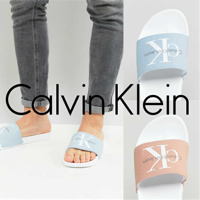 楽天市場】Calvin Klein カルバンクライン サンダル Vital Logo 