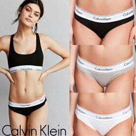 カルバンクライン レディース 下着 ビキニ ショーツ Calvin Klein モダン コットン インナー 3カラー ブラック ホワイト グレー アンダーウエア 女性 パンツ 大きいサイズ CK F3787 [衣類]
