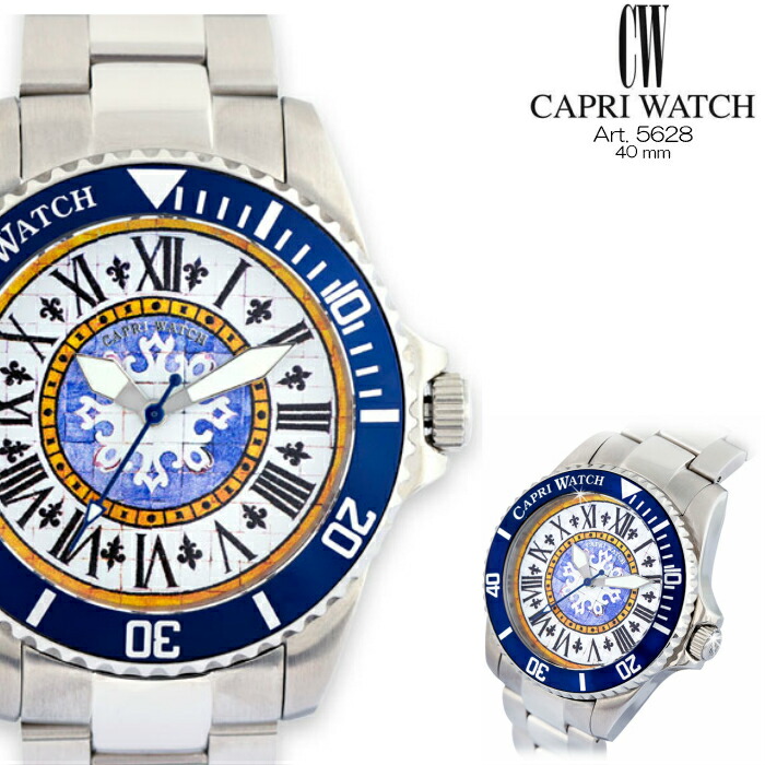 カプリウォッチ CAPRI WATCH Sub Collection 5628 40MM CAPRIWATCH 腕時計 メンズ 時計 ウォッチ  プレゼント 贈り物 新生活 記念日 ギフト フォーマル カジュアル ペアウォッチ[時計] | s.s shop
