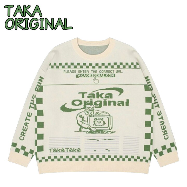 楽天市場】タカオリジナル ニット セーター スウェット TAKA ORIGINALS 