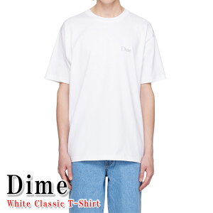 Dime T�V���c �_�C�� White Classic T-Shirt 6.5 �I���X �R�b�g�� 100% �h�J ���S �h�k���H �����Y ���j�Z�b�N�X ���K�i [�ߗ�] ��00582