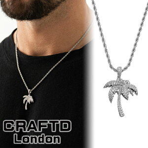CRAFTD London lbNX ICED PALM TREE PENDANT SILVER V̖ Y Ntgh Vo[ S[h   W p[ ^ lC[ANZT[] 00582