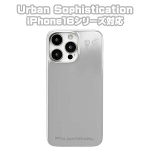 Urban Sophistication iPhone �P�[�X �A�[�o���\�t�B�X�e�B�P�[�V���� iPhone16�V���[�Y The Skinny Case - Chrome �X�}�z�P�[�X �A�C�t�H�� �J�o�[ �g��[�X�}�z�P�[�X]��00582