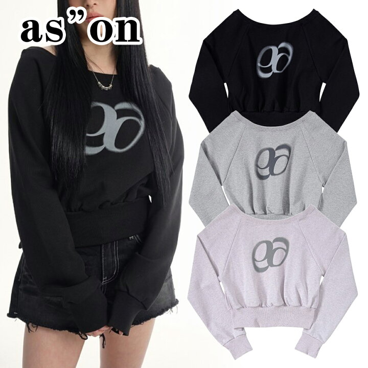 楽天市場】as”on アズオン トレーナー スエット MANDY SWEATSHIRT 