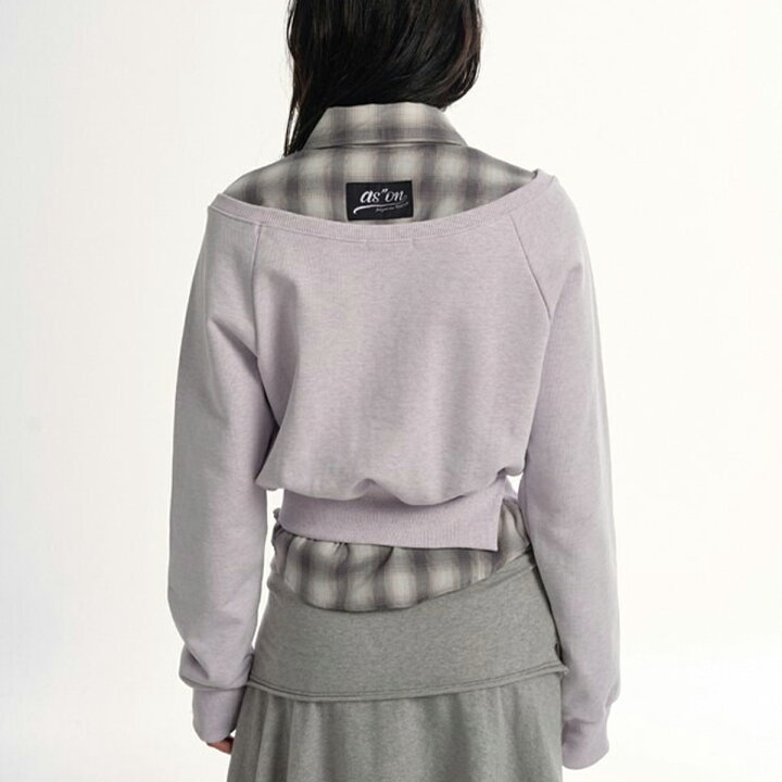 楽天市場】as”on アズオン トレーナー スエット MANDY SWEATSHIRT 