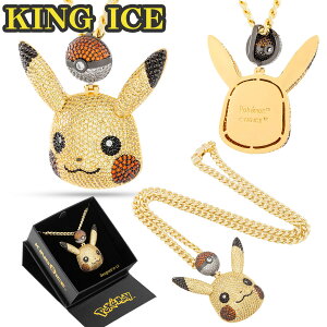 KING ICE �L���O�A�C�X �l�b�N���X PIKACHU NECKLACE �s�J�`���[ �|�P���� �^�J �l�C[�A�N�Z�T���[]��00572