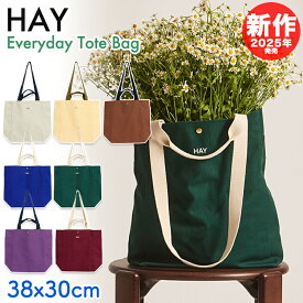 HAY トートバッグ Everyday Tote Bag ヘイ 新作 コットン 鞄 手さげ かばん バック ロゴ 北欧 レディース メンズ ユニセックス 海外正規品 ユ00582