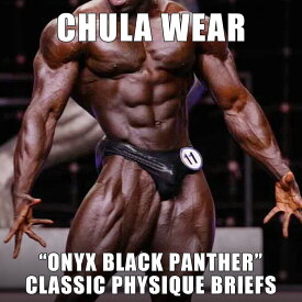 チュラウェア ブリーフ CHULA WEAR ステージ ショーツ 水着 ONYX BLACK PANTHER 大会 クラシック フィジーク CLASSIC PHYSIQUE BRIEFS メンズ 筋トレ ジム ウエア 正規品[衣類]ユ00582