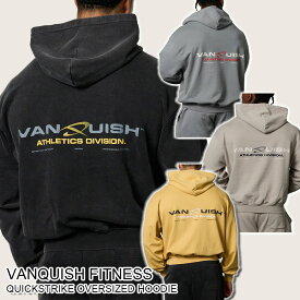 ヴァンキッシュ フィットネス パーカー VANQUISH FITNESS QUICKSTRIKE OVERSIZED HOODIE トップス メンズ 筋トレ ジム ウエア スポーツ 正規品[衣類] ユ00572