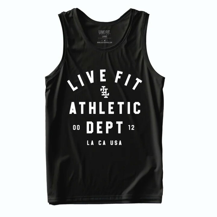 楽天市場】リブフィット タンクトップ LIVE FIT ATHLETICS DEPARTMENT 