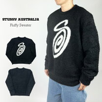 楽天市場】STUSSY（カラーブラック）（ニット・セーター｜トップス 