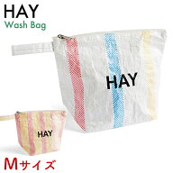 HAY ポーチ ヘイ CANDY STRIPE WASH BAG M 防水 バッグ トラベル キャンディストライプ 鞄 かばん バック…