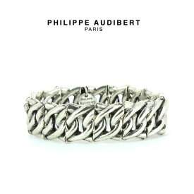 正規品 新作 Philippe Audibert フィリップ オーディベール BRACELET GOURMETTE シルバーメタル ブレスレット バングル PhilippeAudibert レディース[アクセサリー]