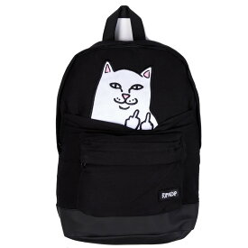 RIPNDIP リップンディップ Lord Nermal Velcro Hands Backpack BLACK ブラック バックパック リュック リュックサック バッグ かわいい ネコ キャット 猫 Rip N Dip スケーター ストリート メンズ レディース [かばん]