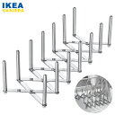 IKEA キッチン オーガナイザー VARIERA イケア ヴァリエラ 調節可能 組み立て自由 鍋ぶた 皿置き ステンレススチール …