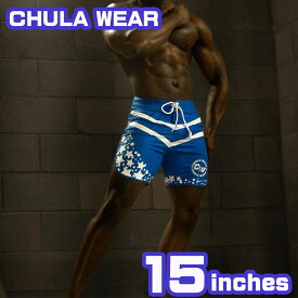 チュラウェア サーフパンツ CHULA WEAR ステージ ショーツ 水着 Showtime Super stars 15 inches ハーフパンツ 短パン フィジーカー 大会 メンズ 筋トレ ジム ウエア 正規品[衣類]ユ00582