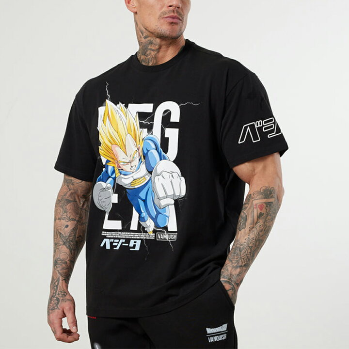 楽天市場】ヴァンキッシュ Tシャツ VANQUISH FITNES DBZ CS Vegeta 
