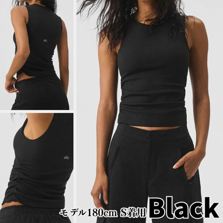 楽天市場】Alo Yoga Alo Yoga タンクトップ アローヨガ Ribbed En 