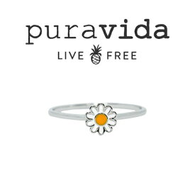 puravida プラヴィダ DAISY RING daisy-ring デイジー リング シルバー pura vida メンズ レディース ユニセックス 夏 [アクセサリー]