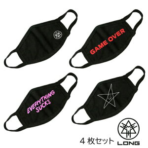 LONG CLOTHING O N[WO }XN 4 x Face Mask Set 4Zbg t@bV}XN z}XN 􂦂 lp jp ANZT[ jZbNX