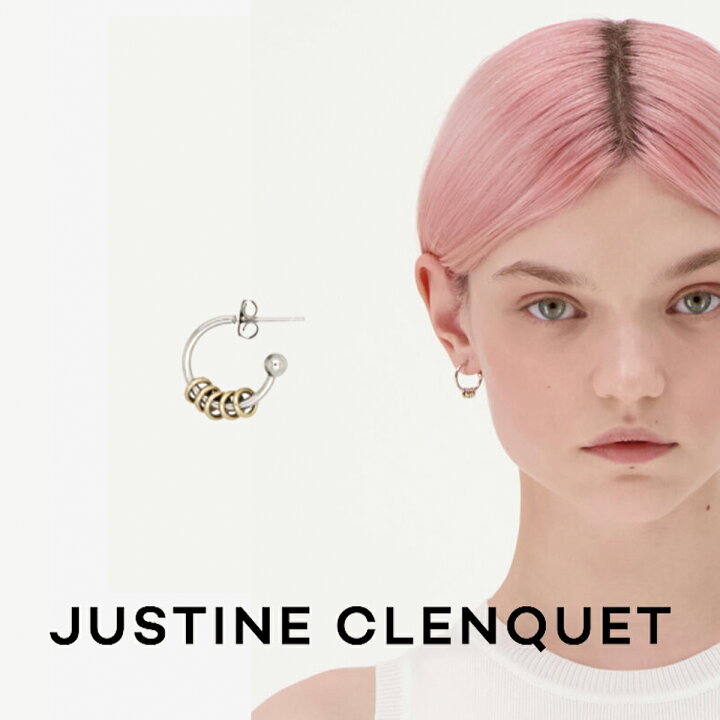 楽天市場】ジュスティーヌクランケ ピアス Justine Clenquet ミニ 