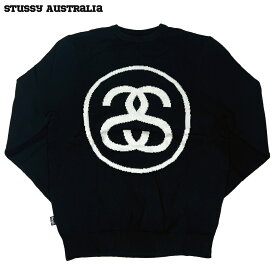 ステューシー ニット セーター Stussy Australia SS Link Sweater ブラック スウェット メンズ ユニセックス オーストラリア ST0M0521[衣類] ユ00572
