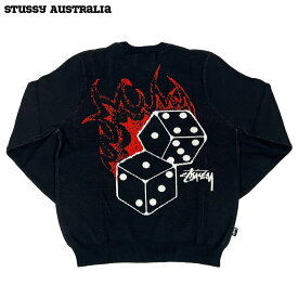 ステューシー ニット セーター Stussy Australia Fire Dice Sweater スウェット メンズ ユニセックス オーストラリア ST0M0524[衣類]ユ00572