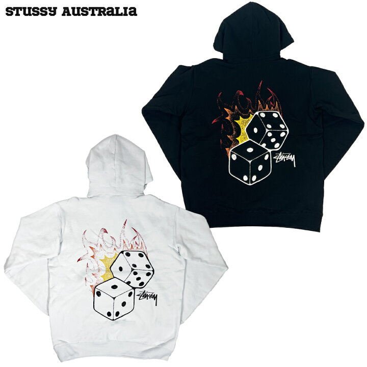 楽天市場】ステューシー パーカー Stussy Australia Fire Dice Fleece 