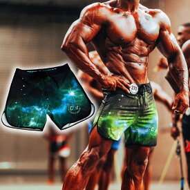 チュラウェア サーフパンツ CHULA WEAR ステージ ショーツ 水着 Emerald Cities 15 inches ハーフパンツ 短パン フィジーカー 大会 メンズ 筋トレ ジム ウエア 正規品[衣類]ユ00582
