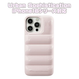 Urban Sophistication iPhone ケース アーバンソフィスティケーション iPhone16シリーズ The Puffer Case Strawberry Frozen Yogurt スマホケース アイフォン カバー 携帯[スマホケース]ユ00582