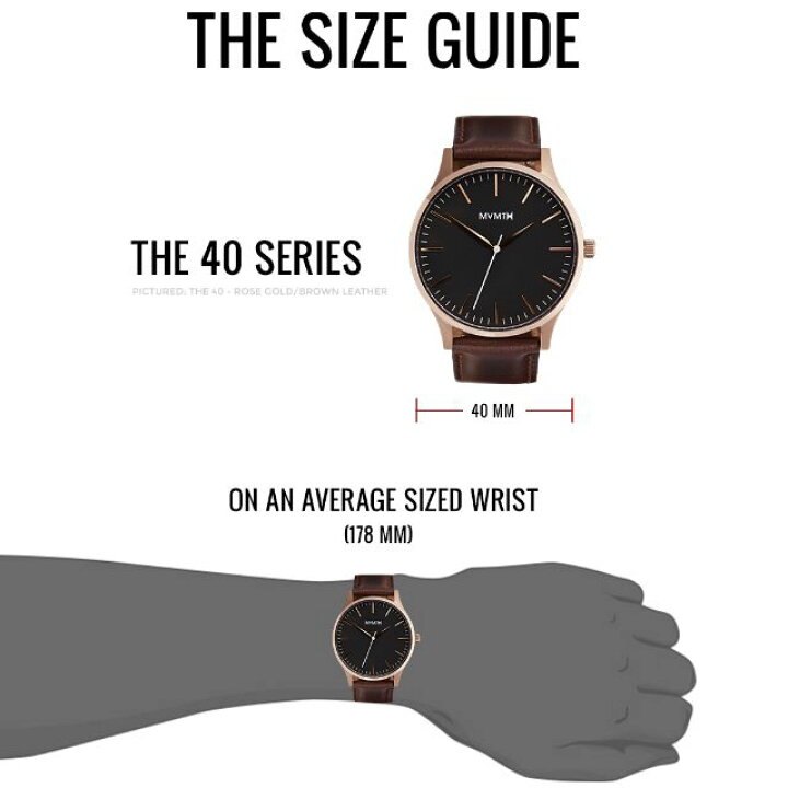 楽天市場】MVMT Watches エムブイエムティーウォッチ The 40 ROSE GOLD  