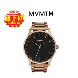 MVMT Watches エムブイエムティーウォッチ The 40 BLACK/ROSE GOLD 腕時計 メンズ クオーツ ウォッチ プレゼント 贈り物 新生活 記念日 ギフト フォーマル カジュアル ペアウォッチ[時計]