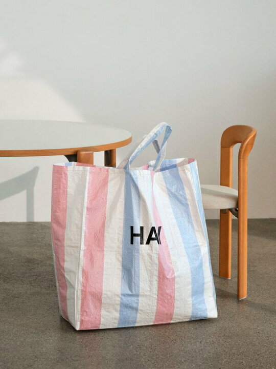 楽天市場】HAY エコバッグ ヘイ CANDY STRIPE SHOPPER XL 特大 トート 