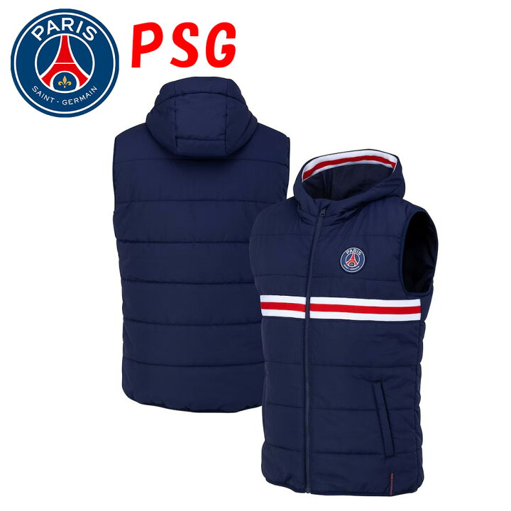 楽天市場】パリサンジェルマン PSG コア パッド入りジレ ブルー メンズ 