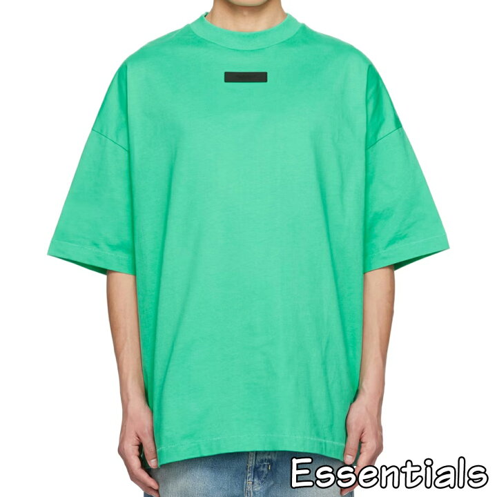 楽天市場】エッセンシャルズ Tシャツ グリーン クルーネックTシャツ 