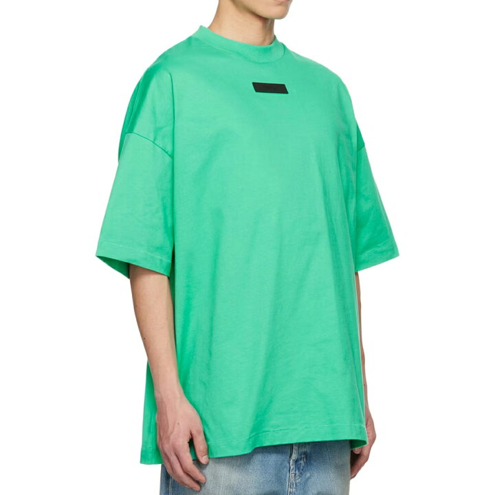 楽天市場】エッセンシャルズ Tシャツ グリーン クルーネックTシャツ  