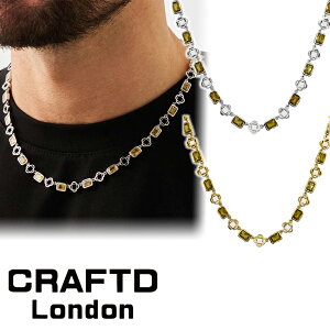 CRAFTD London lbNX YELLOW GEMSTONE CLOVER NECKLACE Y Ntgh p[ ^ S[h Vo[   lC[ANZT[] 00582