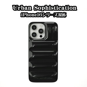 Urban Sophistication Urban Sophistication iPhone �P�[�X �A�[�o���\�t�B�X�e�B�P�[�V���� iPhone16�V���[�Y The Puffer Case �X�}�z�P�[�X �A�C�t�H�� �J�o�[ �g��[�X�}�z�P�[�X]��00582