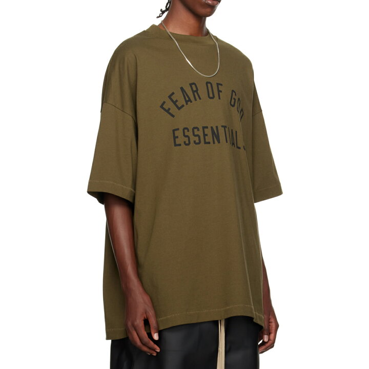 楽天市場】エッセンシャルズ Tシャツ FOG ESSENTIALS カーキ クルー 