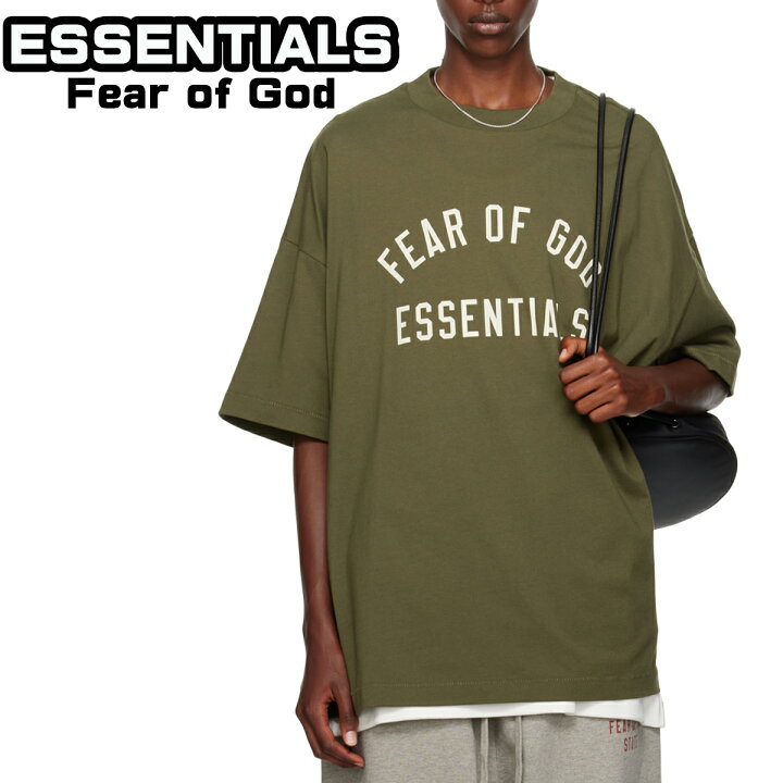 楽天市場】エッセンシャルズ Tシャツ FOG ESSENTIALS カーキ クルー  