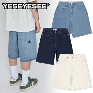 YESEYESEE �C�F�X�A�C�V�[ �n�[�t �V���[�g�p���c �Z�p�� �f�j�� Basal 5 Pockets Denim Shorts 5FT1037 �{�g���X ���S �X�g���[�g �����Y ���f�B�[�X ���j�Z�b�N�X ���K�i ��00572