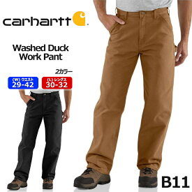 カーハート ペインターパンツ Carhartt B11 ワークパンツ ブラック ブラウン ロゴ ワークウェア USサイズ Loose Fit 作業着 メンズ レディース 正規品[衣類]