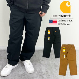 �J�[�n�[�g �y�C���^�[�p���c Carhartt B11 BN0011-M ���[�N�p���c �u���b�N �u���E�� ���S ���[�N�E�F�A US�T�C�Y Loose Fit ��ƒ� �����Y ���f�B�[�X ���K�i[�ߗ�] ��00555