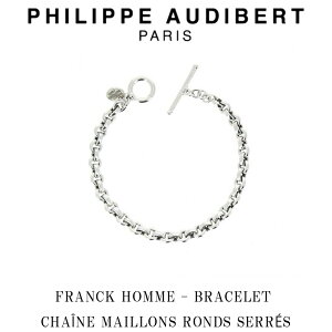 tBbv I[fBx[ Philippe Audibert FRANCK HOMME BRACELET CHANE MAILLONS RONDS SERRS tN HOMME I Vo[^ uXbg PhilippeAudibert Y[ANZT[]