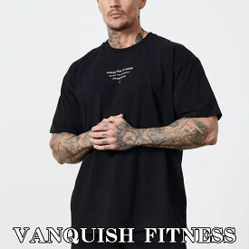 ヴァンキッシュ フィットネス オーバーサイズ Tシャツ VANQUISH TSP BLACK 2023 COLLECTIVE OVERSIZED T SHIRT 半袖 メンズ 筋トレ ジム ウエア スポーツ 正規品[衣類]ユ00582