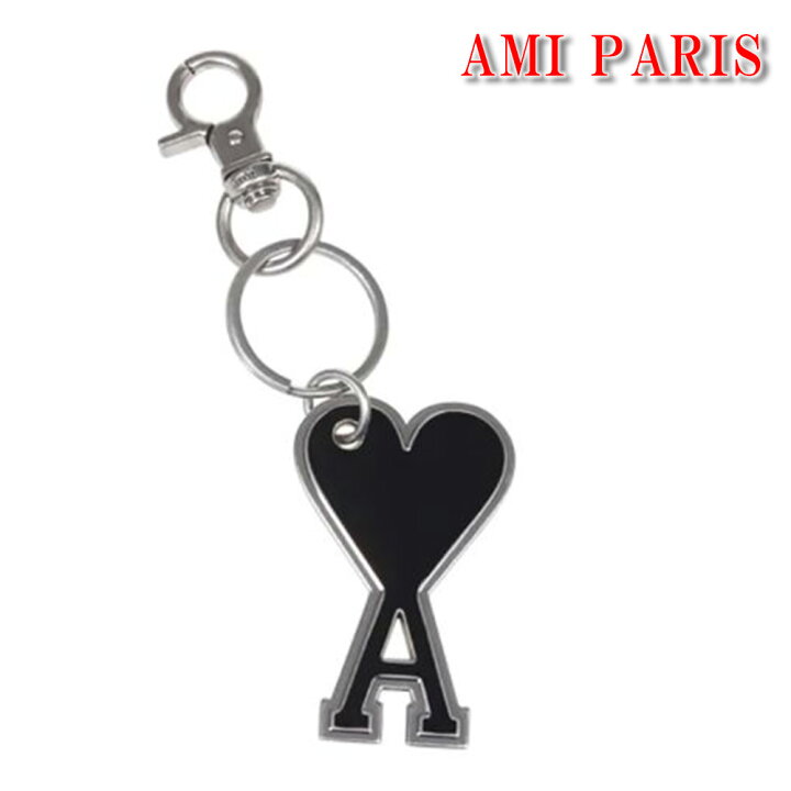 楽天市場】AMI Paris キーホルダー アミ パリス ロゴチャーム 