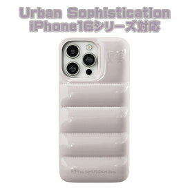 Urban Sophistication iPhone ケース アーバンソフィスティケーション iPhone16シリーズ The Puffer Case Oat Milk スマホケース アイフォン カバー 携帯[スマホケース]ユ00582