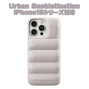 Urban Sophistication iPhone �P�[�X �A�[�o���\�t�B�X�e�B�P�[�V���� iPhone16�V���[�Y The Puffer Case Oat Milk �X�}�z�P�[�X �A�C�t�H�� �J�o�[ �g��[�X�}�z�P�[�X]��00582